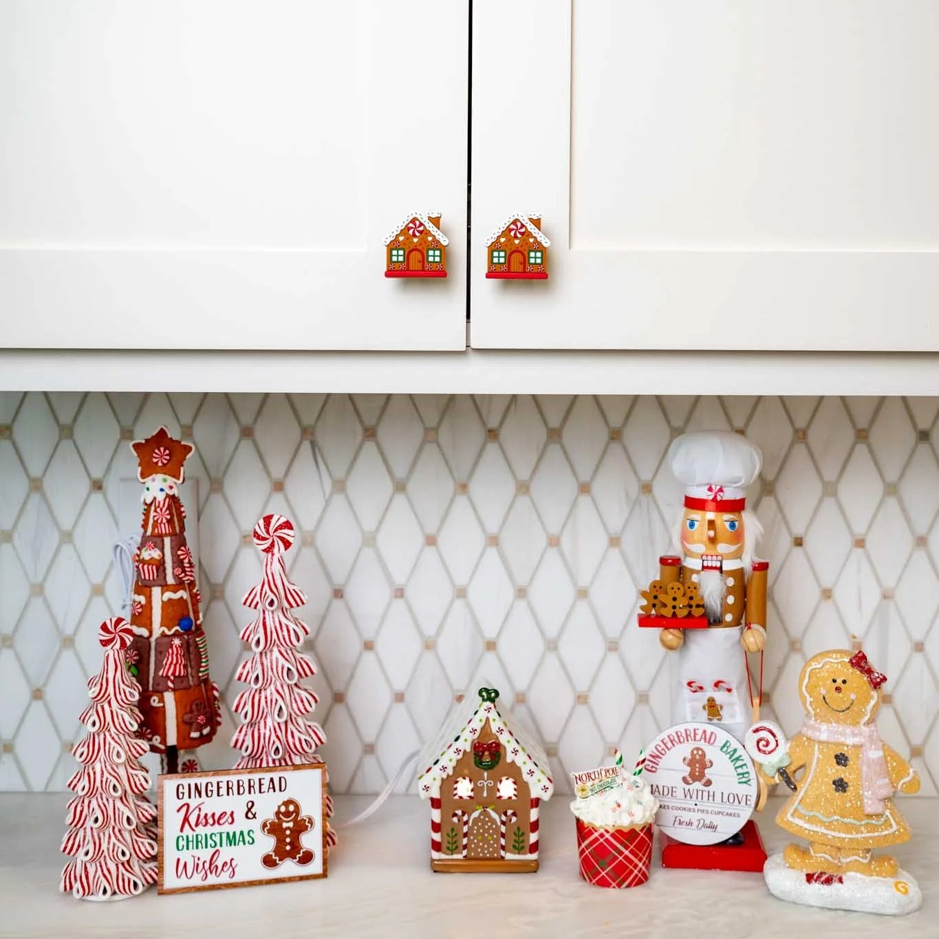 đ„Super Sale - 49% OFFđ„Set of 5 pcs Gingerbread House Knob Cover